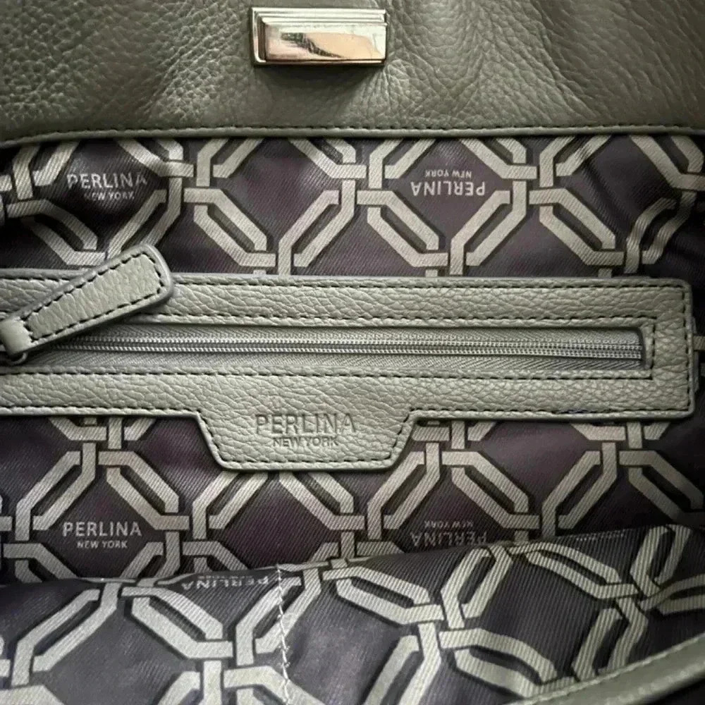 Perlina Leather Purse Three tone leather - Picture 10 of 13